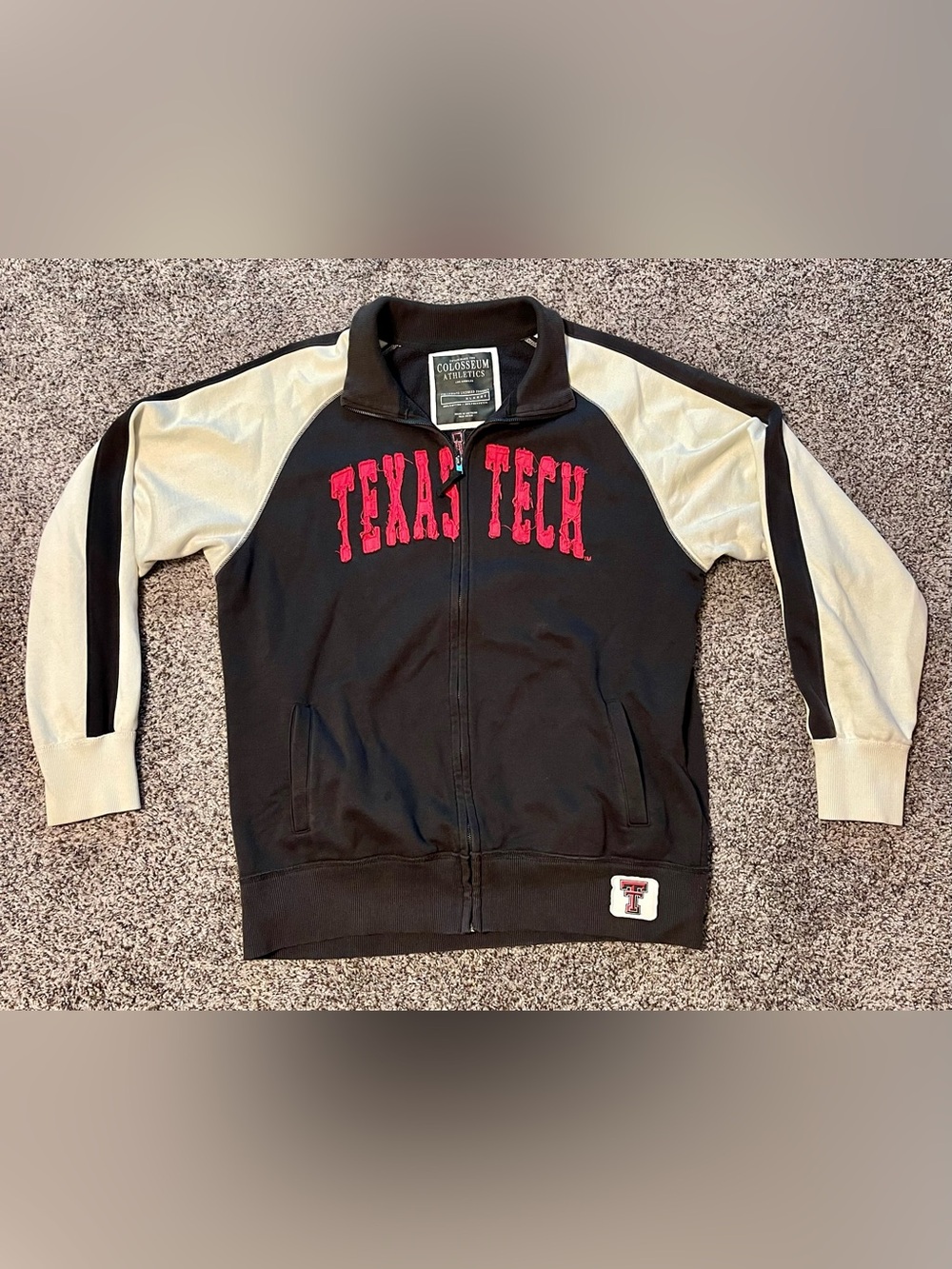 Texas Tech Red Raiders Zip Jacket XL Colosseum Athletics